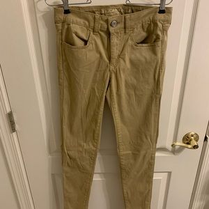 Khaki Jeggings